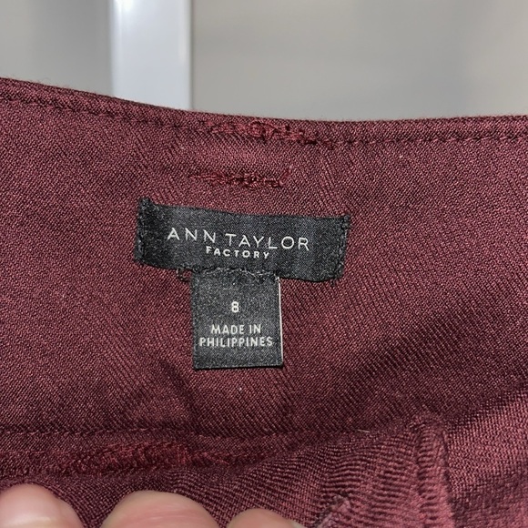 Ann Taylor Factory High Waist Wide Leg Culottes Size 8 - Picture 2 of 6